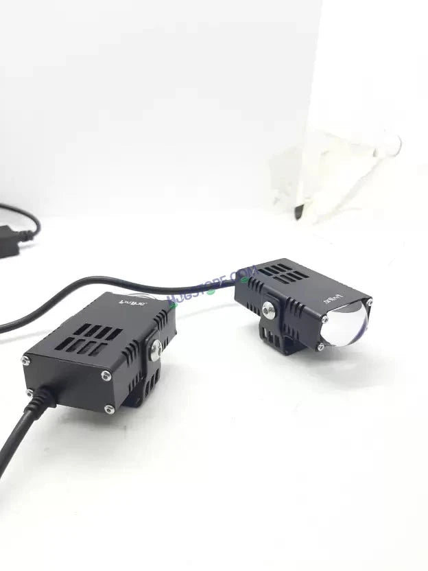 HJG Waymaker Fog Light Dual Colour Fog Light Mini Drive Yellow White & Red Devil Eye Slim Drive Light Version 4 With Red Devil Eye And Wiring With Canbus Universal For All Cars and Motorcycles (2Pcs) HJG - HJGstore.com
