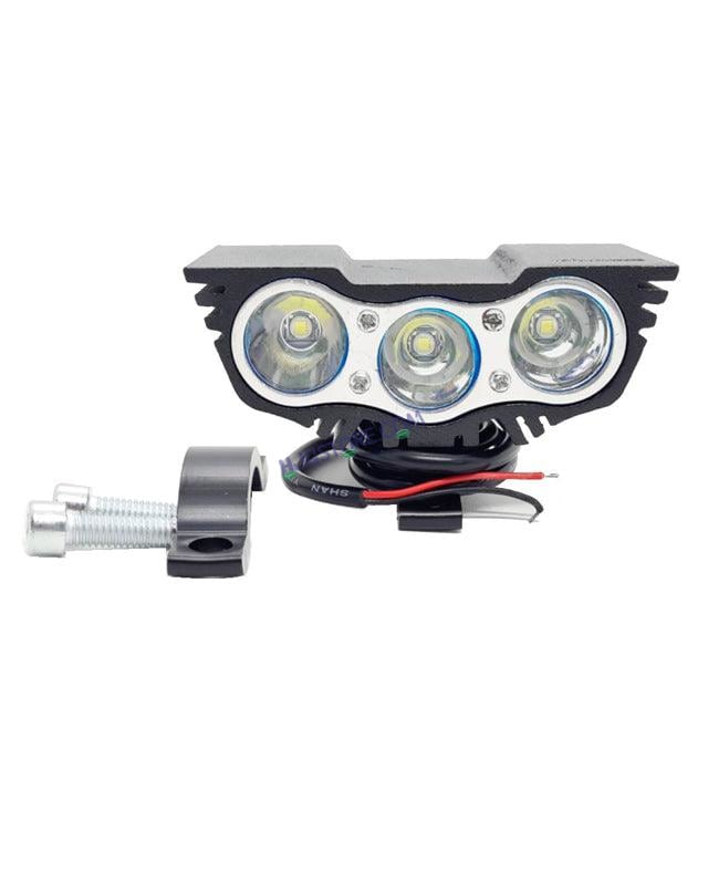 HJG 3 LED Owl Eye Waterproof CREE LED Fog Light with 3 Mode Function High Beam/Low Beam & Flashing for Bike/Motorcycle and Cars (30W, Black, 1 PC) - HJGstore.com