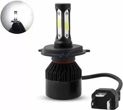 HJG M3 3 Side H4 LED Headlight Bulb with Cooling Fan Head lamp Conversion Kit for Bike Car SUV and Motorcycles (55W, White) - HJGstore.com