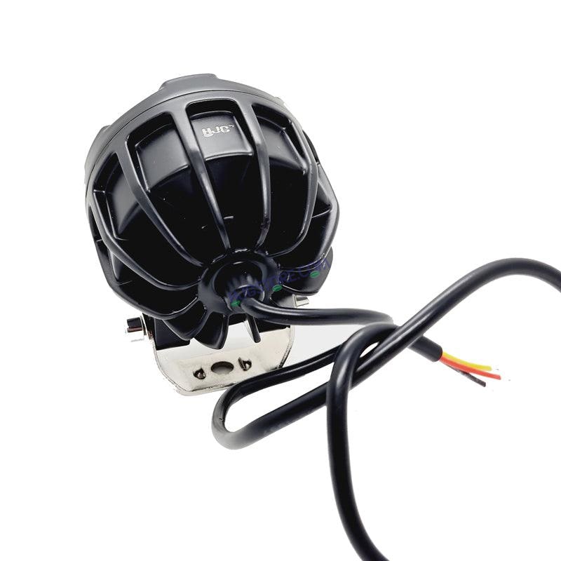 HJG 6 Led Fog Lamp Blue Cob Round Single Pc (12-80V DC- 40W) - Universal for All Cars & Bikes - HJGstore.com