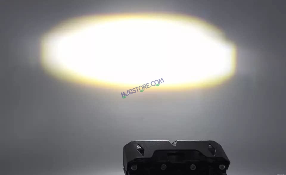 HJG Future Eyes 3 LED 120W Fog Light (3 Round LED HJG Fog Light, 60W per pc * 2 = 120W Total) White Yellow - HJGstore.com