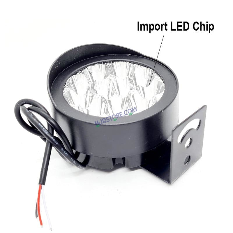 HJG 12 LED Cap Fog Lights for Bikes and Cars High Power, Heavy Clamp and Strong ABS Aluminum (12 led cap, 1pc) - HJGstore.com