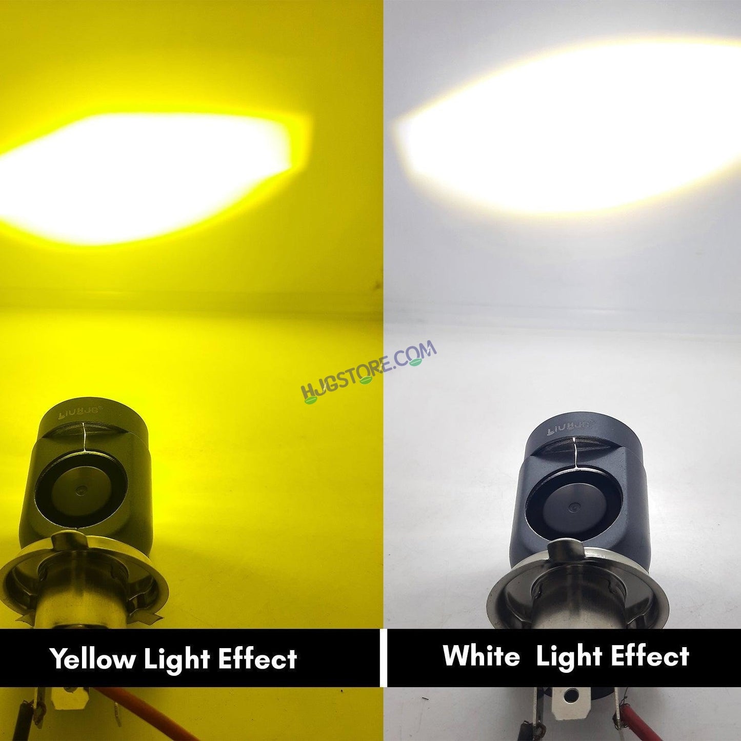 LIU HJG Motorcycle LED Headlight Bulb Yellow/White With H4 Fitting (12V-36V) (30W-50W, pack Of 1) - HJGstore.com