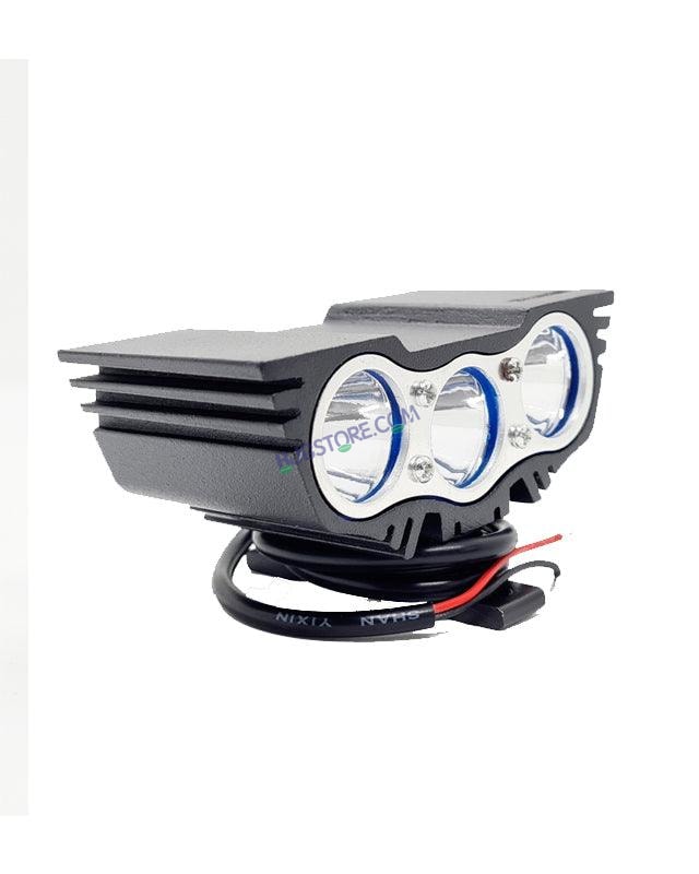HJG 3 LED Owl Eye Waterproof CREE LED Fog Light with 3 Mode Function High Beam/Low Beam & Flashing for Bike/Motorcycle and Cars (30W, Black, 1 PC) - HJGstore.com