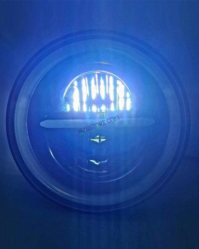 HJG 7 Inch Round Headlight Compatible with Royal Enfield, Jeep & Harley Davidson (Harley Minus Headlight) - HJGstore.com