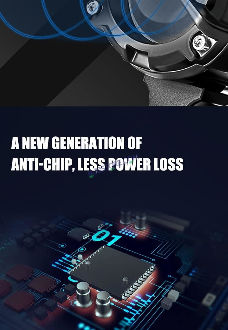 HJG Mercedes Y Lens Foglight with Wiring Harness Kit Ultra Wide Dual Intensity LED Driving Fog Lights White/Yellow (2*45W = 90W Total) Universal For All Cars & Bikes With Wiring Harness Kit - HJGstore.com