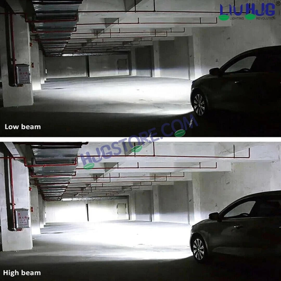 HJG 120W H7 2pc LED Headlight Bulbs H7 Adjustable Holder LED Bulb AC/DC Headlight White 6500K 120W Headlight Bulbs for Bike Car LED Light H7 Socket LED Beam Headlight 12V/24V for Bike/Car, LIU HJG 120W H7 Socket Bulbs Pack of 2, H7 Socket - HJGstore.com