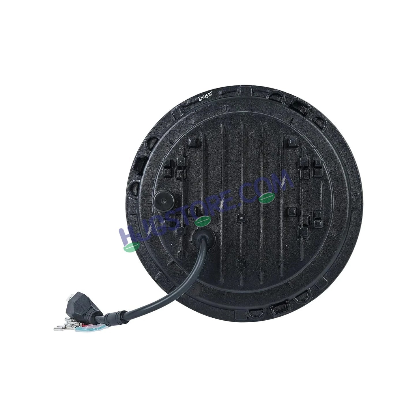 HJG Genuine Phantom Ring 5.75 Inch LED Headlight Avenger Fitting with Spotless and Bright DRL Fits in Bajaj Avenger, Harley Davidson, Jeep 5.75" (12V-80V DC 75W) - HJGstore.com