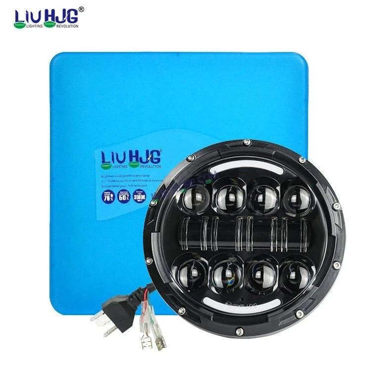 HJG 7 Inch 7 Inch Led Headlight For Land Rover Defender Accessories Halo Led Lights For Royal Enfield Thar 231053 2 - HJGstore.com