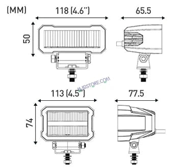 HJG W26 Bezelless Blade CREE Lens Foglight 60W Square Edge W26 Bezelless Blade 1pc Foglight 60W Foglight Ultra Wide Intensity LED Foglight White CREE Spread Foglight (60W) Universal For All Cars & Bikes LIU HJG W26 Helao Bezelless Blade Lens Foglight 1pc - HJGstore.com