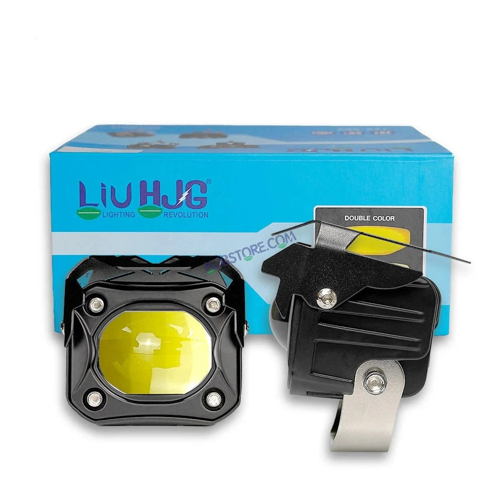 HJG Original 1 FUTURE Mega Drive 60W Quad Shot Dual LED/Dual Color High/Low Yellow/White LED Fog Lights - HJGstore.com
