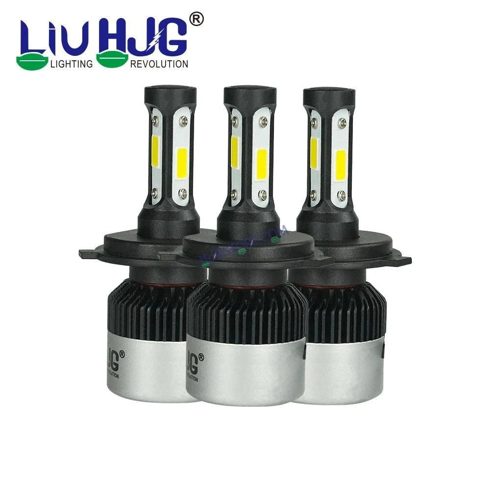 HJG Original Nighteye H4 LED Single Pc Bike Headlight Bulb with H4 Fitting COB Chips 6500K White for bike (Pack of 1) - HJGstore.com