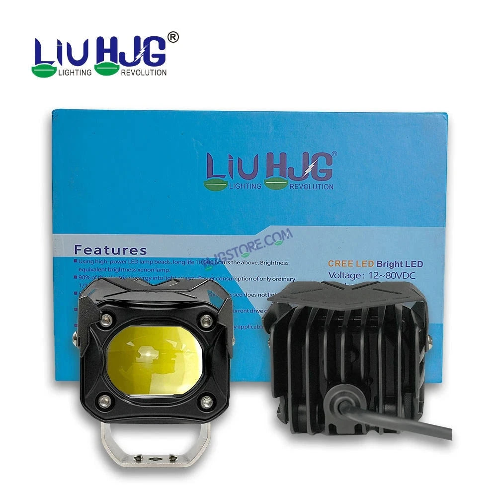 HJG Original 1 FUTURE Mega Drive 60W Quad Shot Dual LED/Dual Color High/Low Yellow/White LED Fog Lights - HJGstore.com