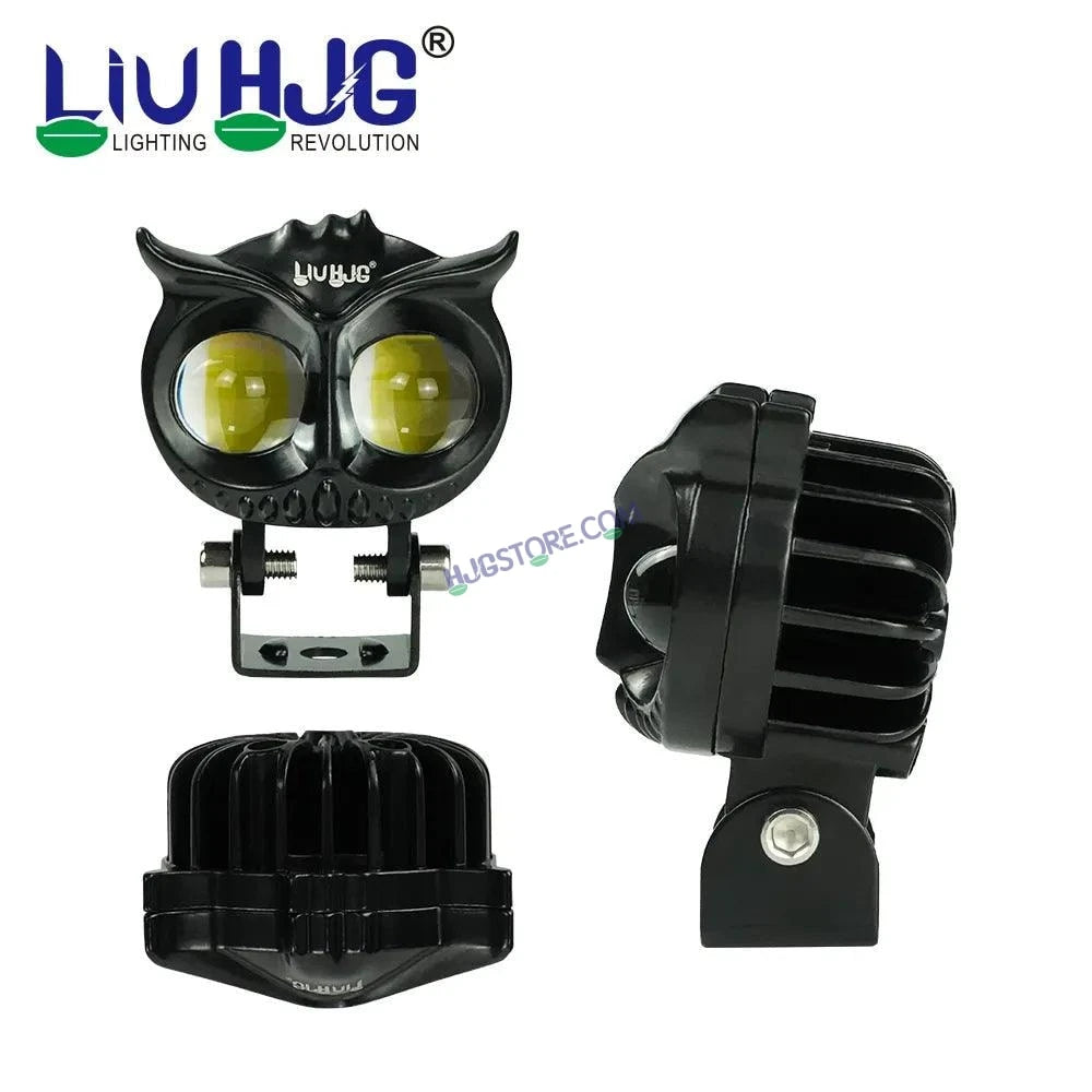 HJG Owl Foglight dual color motorcycle headlight 20w led headlight for Off-road truck, Bikes, Car, SUV - HJGstore.com
