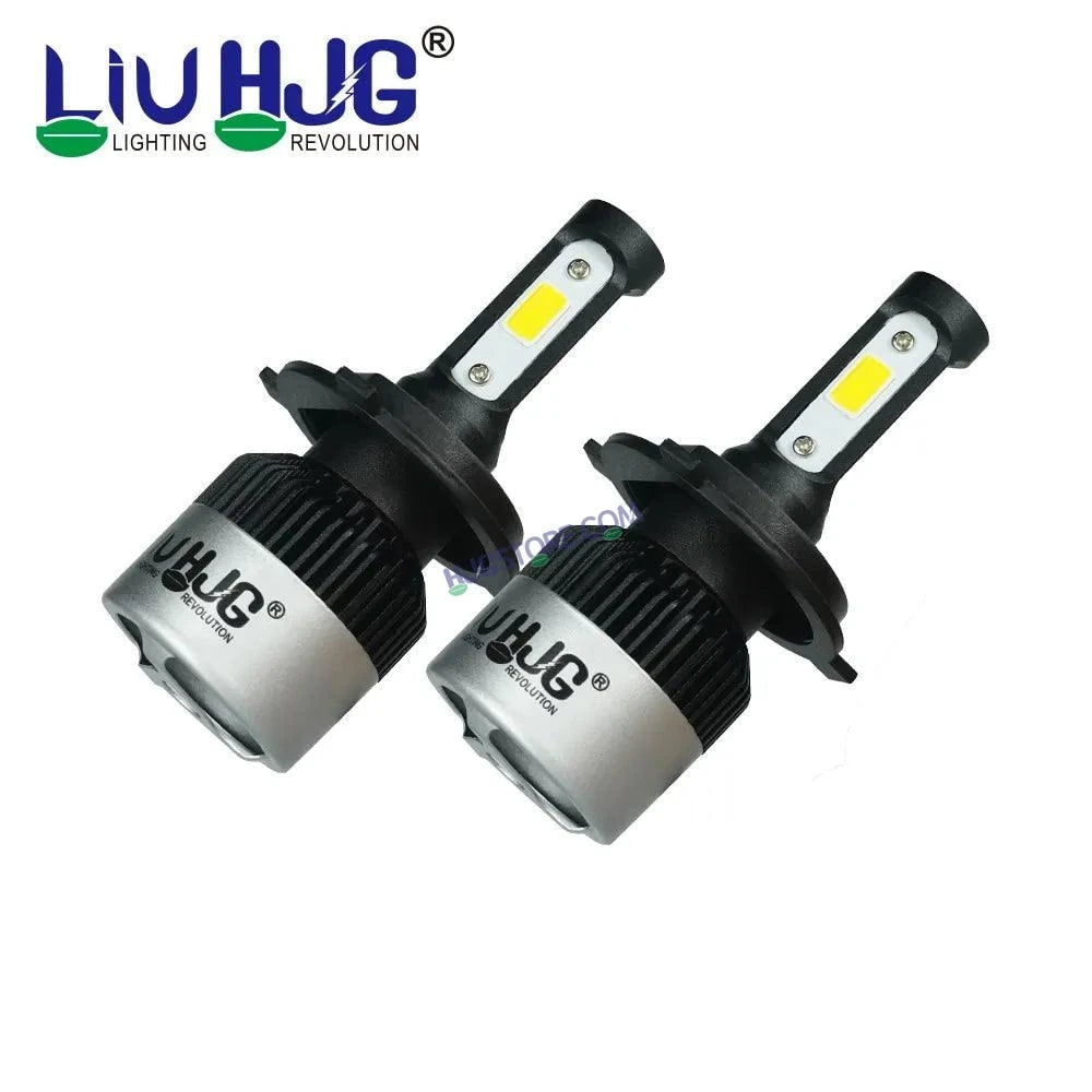 HJG Original Nighteye H4 LED Single Pc Bike Headlight Bulb with H4 Fitting COB Chips 6500K White for bike (Pack of 1) - HJGstore.com