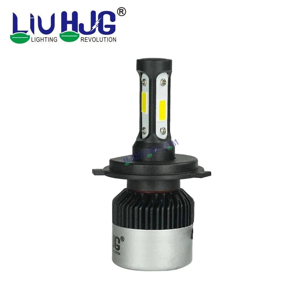 HJG Original Nighteye H4 LED Single Pc Bike Headlight Bulb with H4 Fitting COB Chips 6500K White for bike (Pack of 1) - HJGstore.com