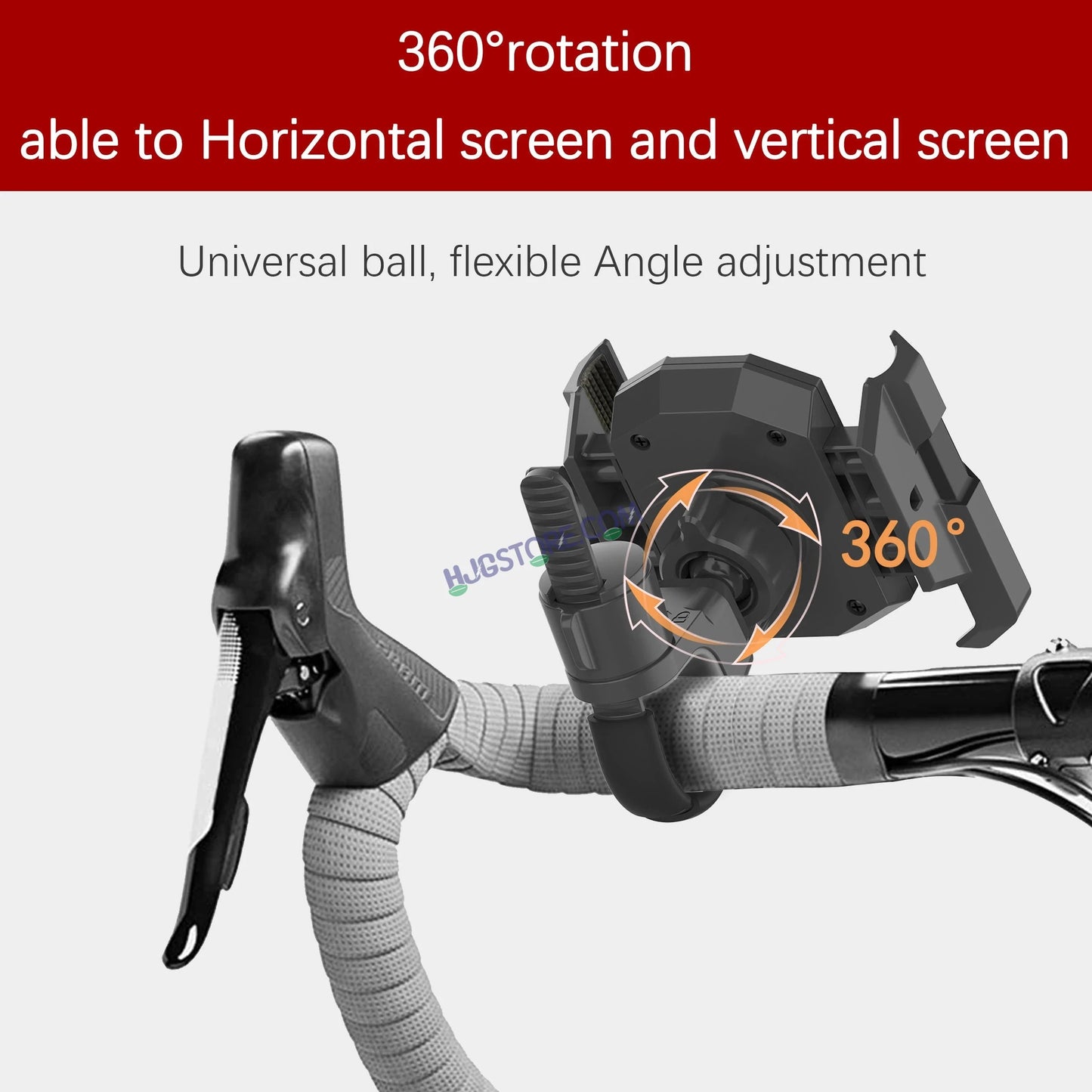 HJG Compact Pro 7578 Shockproof Mobile Holder with Jaw Grip Damper Anti Vibration for Bike, Two Wheelers Universal HJG Mobile Holder Pro Spider Anti-Shake Anti-Theft Zero Vibration Shockproof Mobile Holder 4 Vibration Proof Ball Joints LIU HJG Holder - HJGstore.com