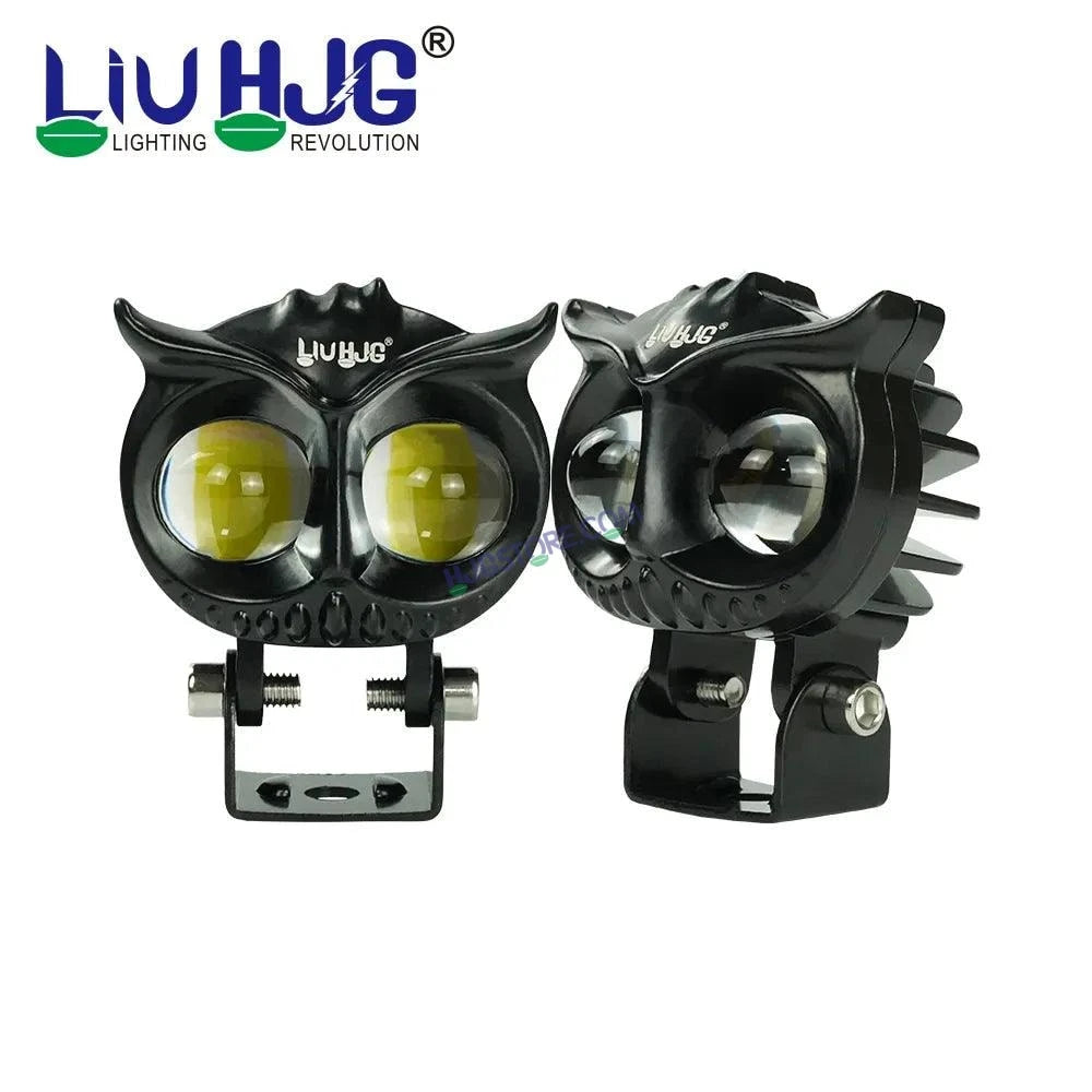 HJG Owl Foglight dual color motorcycle headlight 20w led headlight for Off-road truck, Bikes, Car, SUV - HJGstore.com