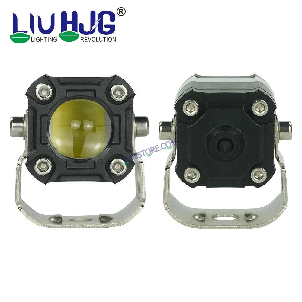HJG Mini Drive 80W with Red DRL Mini Drive Light Red Devil Eye Light Multiple Connecting Red Yellow White Color - HJGstore.com