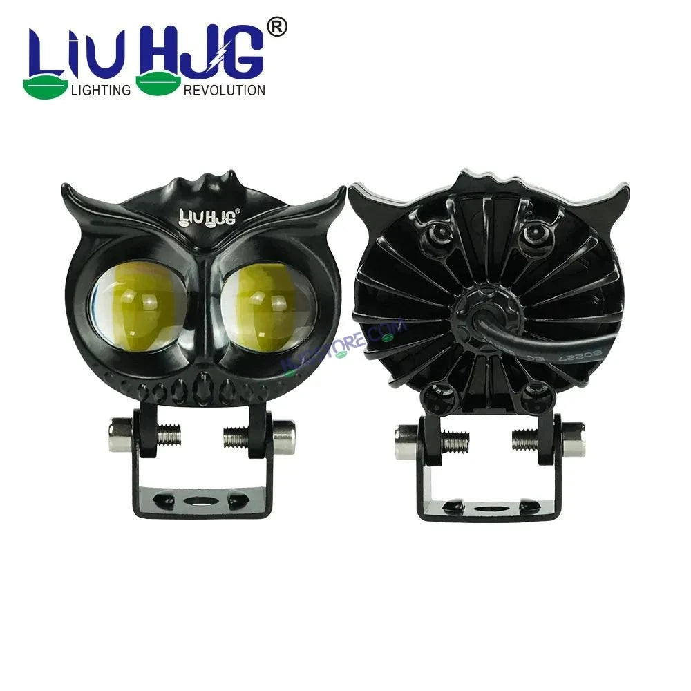HJG Owl Foglight dual color motorcycle headlight 20w led headlight for Off-road truck, Bikes, Car, SUV - HJGstore.com