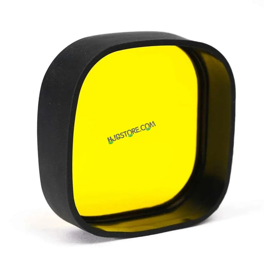 HJG Spare Yellow Filter Cap for 60W 4 LED CREE 60W Fog Light Yellow Filter Cover Auxiliary Light For All Motorcycles Yellow Filter Cap (Pack of 1) HJG Yellow Filter Cover - HJGstore.com