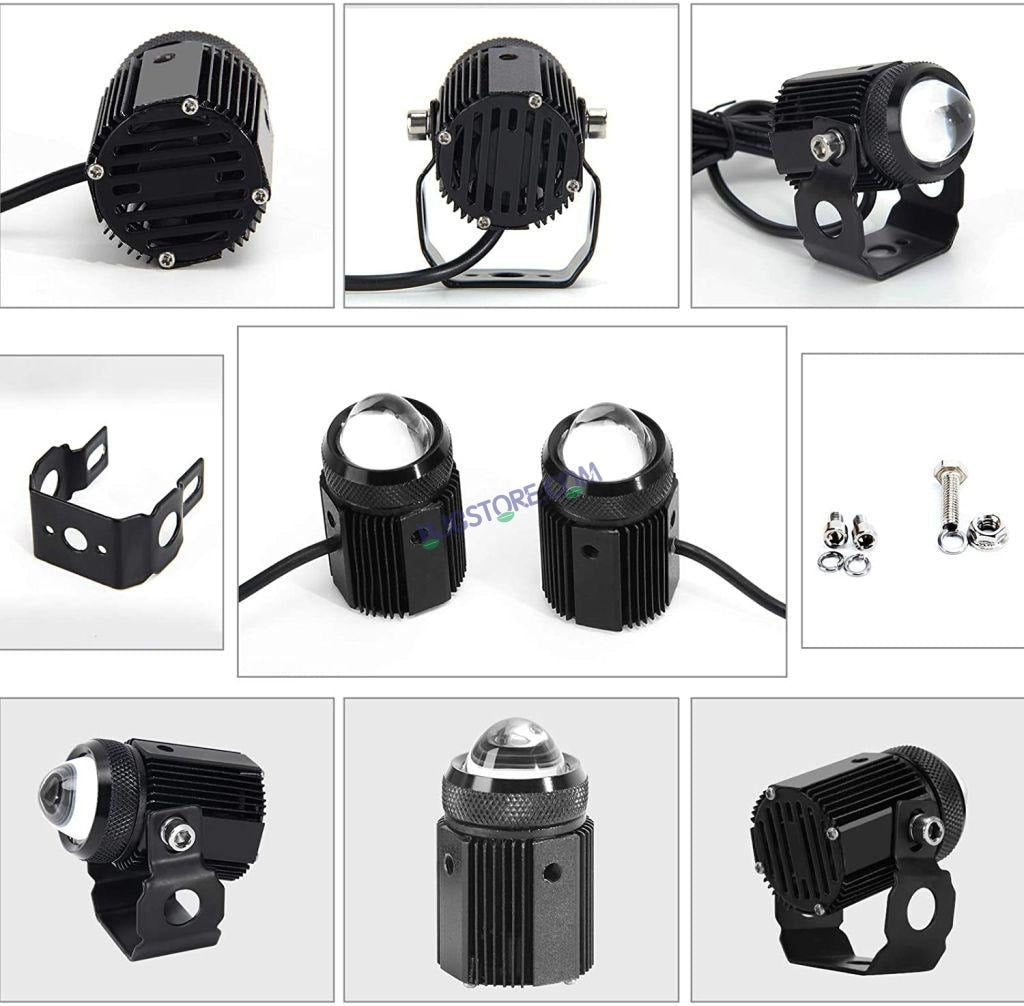 HJG Mini Drive Fog Light with Universal Fit for All Cars and Bikes (Hjg Original) - Yellow/ White - HJGstore.com