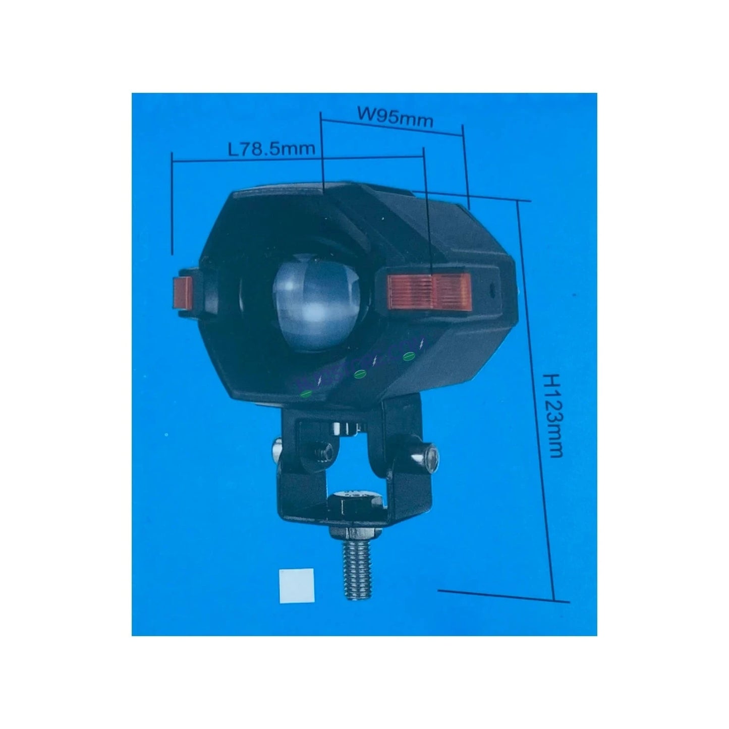HJG NightBreaker Spaceship P97 Dual Projector Lens Foglight 100W Dual Lens Projector Lens Fog Light 100W Foglight Ultra Wide Dual Intensity LED Fog Lights White/Yellow Universal For All Cars & Bikes with Hazard Indicator LIU HJG P97 Foglight Red Amber DRL - HJGstore.com