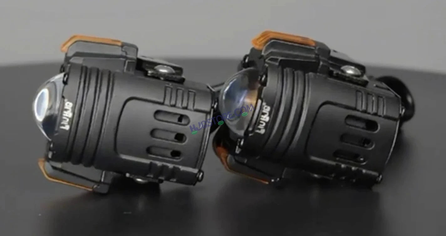 HJG S-82 Foglight Projector Lens Foglight 80W with Hazard Indicator Projector Lens Fog Light 80W Foglight Ultra Wide Dual Intensity LED Fog Lights White/Yellow Universal For All Cars & Bikes with Hazard Indicator LIU HJG S-82 Foglight with Red Amber DRL - HJGstore.com