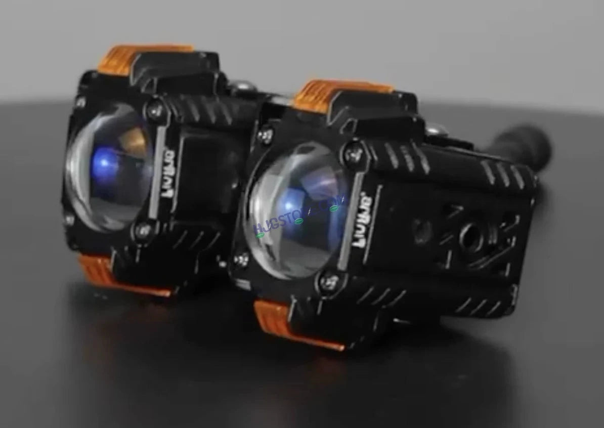 HJG S-83 Foglight Projector Lens Foglight 80W with Hazard Indicator Projector Lens Fog Light 80W Foglight Ultra Wide Dual Intensity LED Fog Lights White/Yellow Universal For All Cars & Bikes with Hazard Indicator LIU HJG S-83 Foglight with Red Amber DRL - HJGstore.com