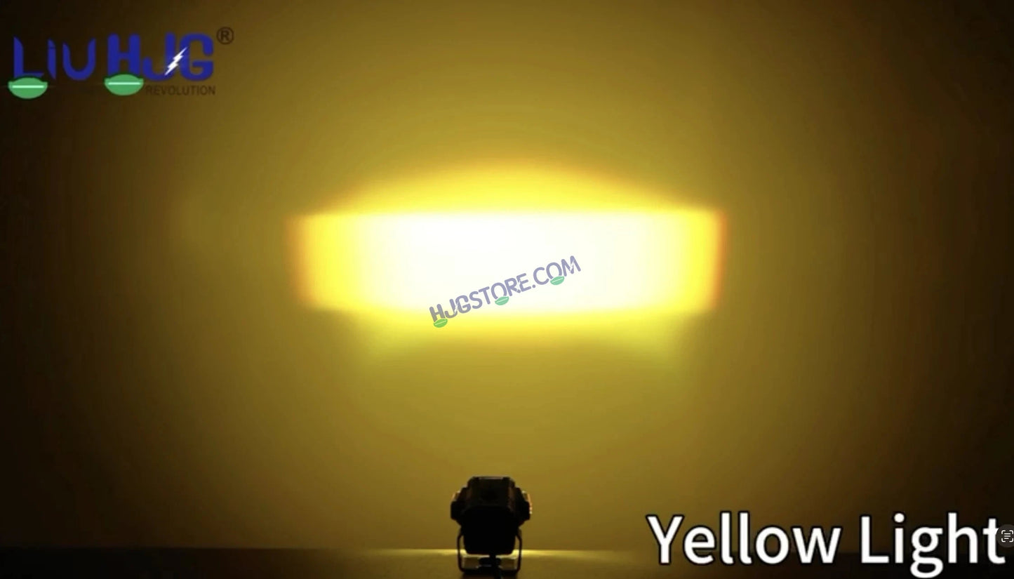 HJG S-83 Foglight Projector Lens Foglight 80W with Hazard Indicator Projector Lens Fog Light 80W Foglight Ultra Wide Dual Intensity LED Fog Lights White/Yellow Universal For All Cars & Bikes with Hazard Indicator LIU HJG S-83 Foglight with Red Amber DRL - HJGstore.com