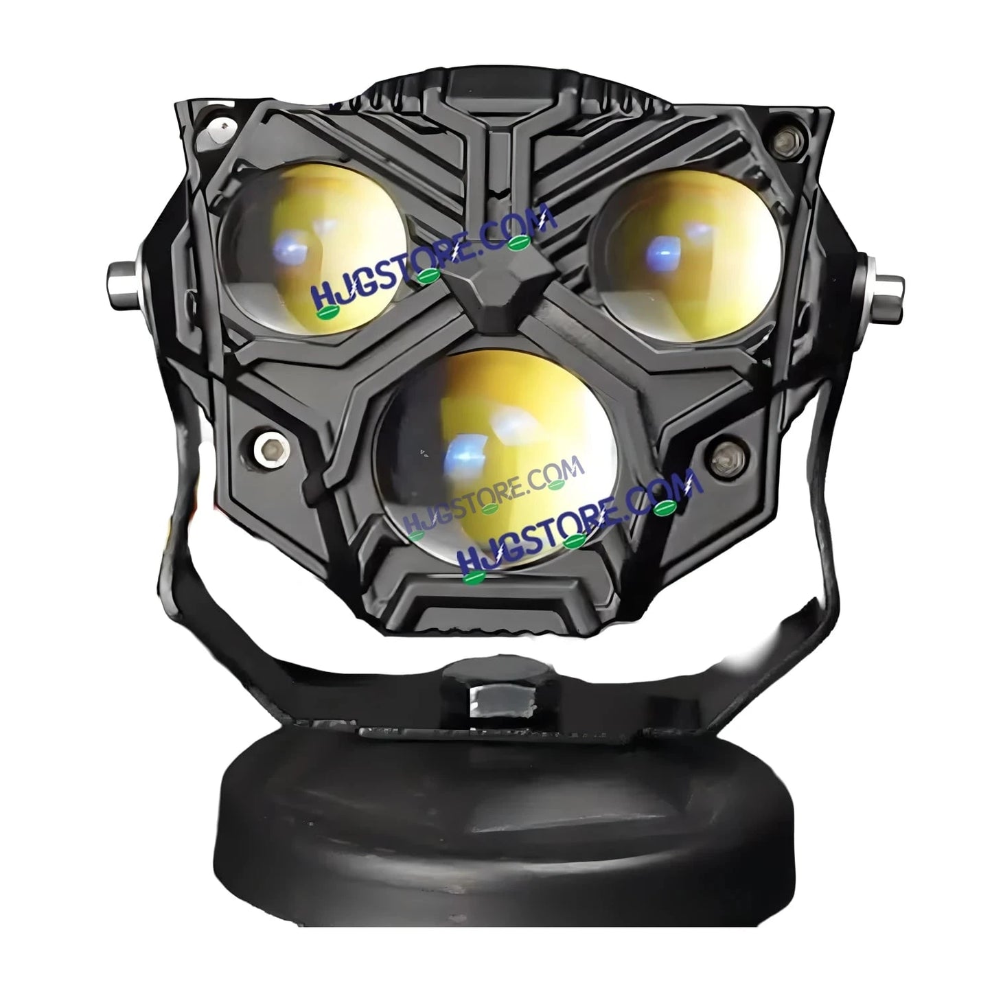 HJG Transformer 3 Projector Foglight 50W with Wide Spread Red DRL/White/Yellow/Warm White Light 50W 1pc Foglight Ultra Wide Dual Intensity LED Driving Fog Lights 3000K/4300K/6500K Universal For All Cars & Bikes LIU HJG Transformer 3 Foglight, Pack of 1 - HJGstore.com