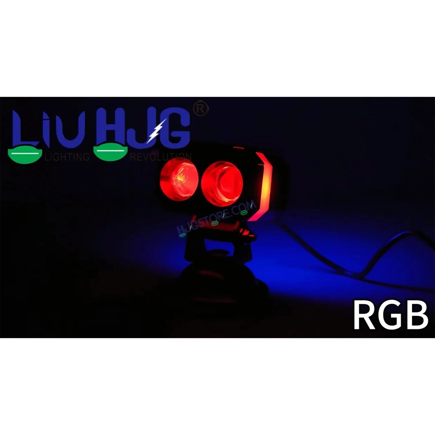 HJG M Series RGB DRL 2 Lens Projector Lens 2pc Foglight RGB DRL Modes 2 Lens LED Projector Fog Lens 50W with RGB DRL Foglight Ultra Wide Dual Intensity LED Fog Lights White/Yellow/RGB DRL Projector (50W) Universal For All Cars & Bikes LIU HJG RGB Foglight - HJGstore.com
