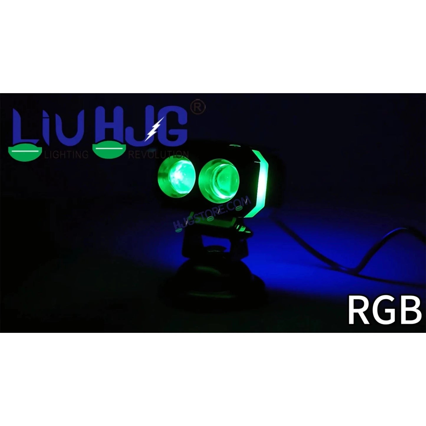 HJG M Series RGB DRL 2 Lens Projector Lens 2pc Foglight RGB DRL Modes 2 Lens LED Projector Fog Lens 50W with RGB DRL Foglight Ultra Wide Dual Intensity LED Fog Lights White/Yellow/RGB DRL Projector (50W) Universal For All Cars & Bikes LIU HJG RGB Foglight - HJGstore.com