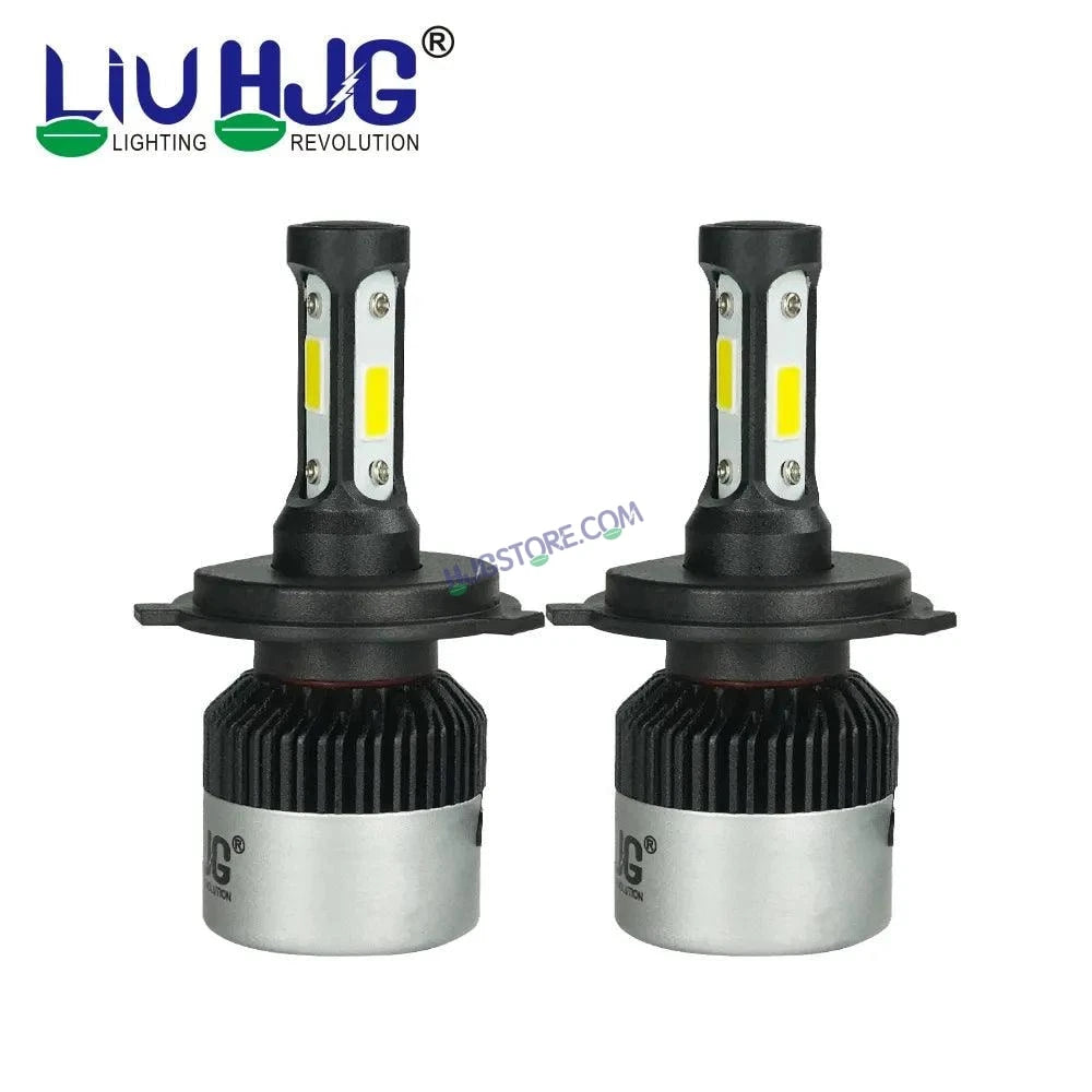 HJG Original Nighteye H4 LED Single Pc Bike Headlight Bulb with H4 Fitting COB Chips 6500K White for bike (Pack of 1) - HJGstore.com