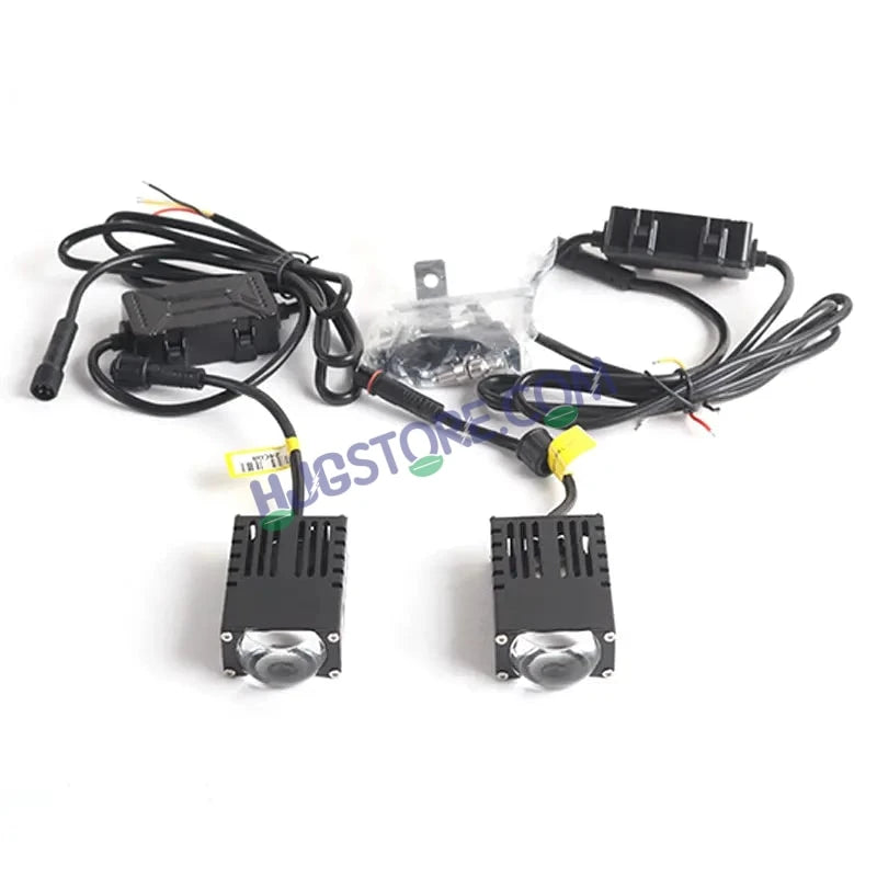 HJG Original Waymaker Dual Colour Fog Light Mini Drive Light Version 4 With Red Devil Eye And Wiring With Canbus For All Cars and Motorcycles (2Pcs) HJG - HJGstore.com