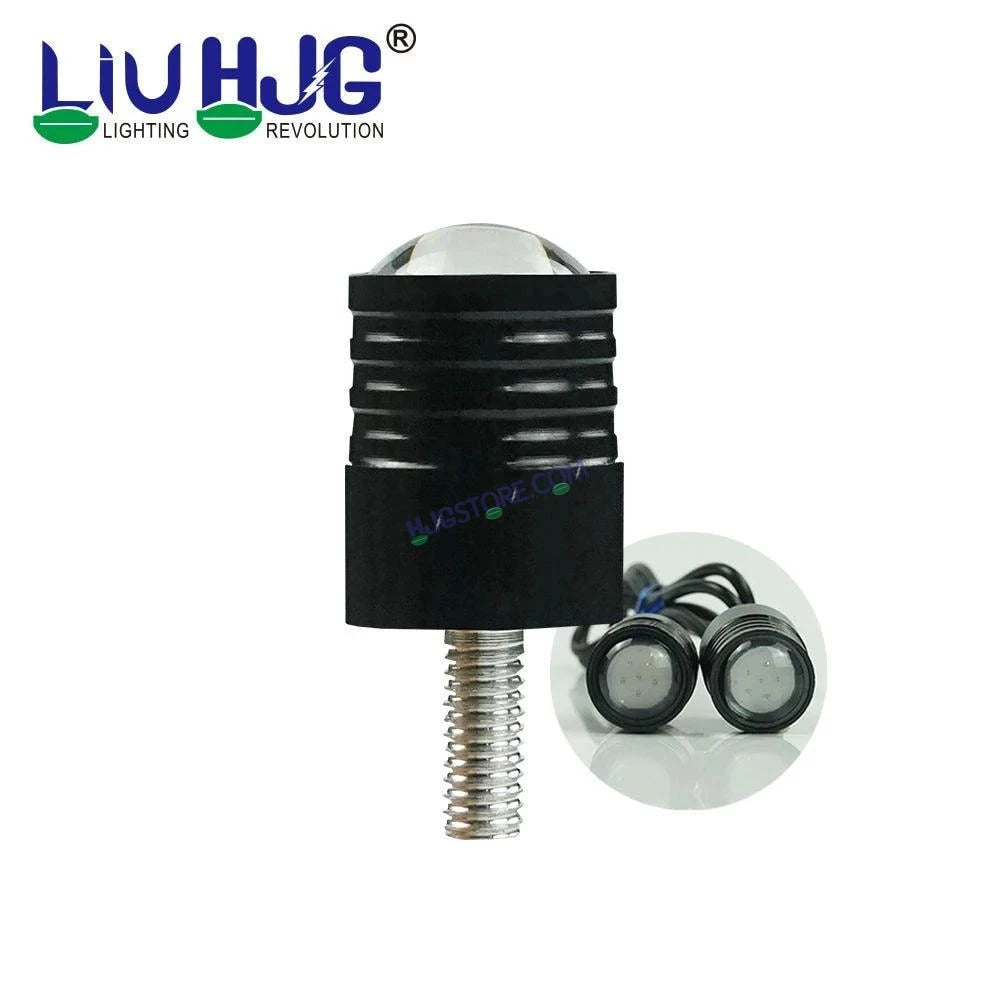 HJG AMBER Strobe Light with Flashing Handle Light AMBER Universal for Motorcycle, Car, SUV Set of 2 Strob Light HJG, AMBER) - HJGstore.com