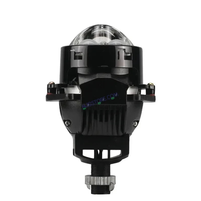 HJG 3 Inch Bi LED Car Projector 140W H8/H9/H11/H16 Foglight with Laser Spot and Wide Spread Red DRL/White/Yellow/Warm White Light 140W Foglight Ultra Wide Dual Intensity LED Driving Fog Lights 3000K/4300K/6500K Universal For All Cars & Bikes H8/H9/H11/H16 - HJGstore.com