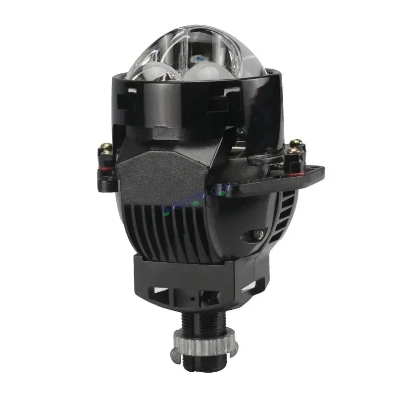 HJG 3 Inch Bi LED Car Projector 140W H8/H9/H11/H16 Foglight with Laser Spot and Wide Spread Red DRL/White/Yellow/Warm White Light 140W Foglight Ultra Wide Dual Intensity LED Driving Fog Lights 3000K/4300K/6500K Universal For All Cars & Bikes H8/H9/H11/H16 - HJGstore.com