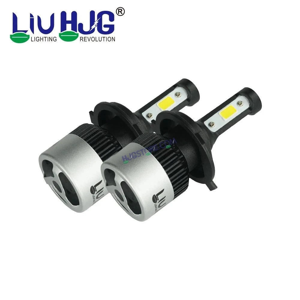 HJG Original Nighteye H4 LED Single Pc Bike Headlight Bulb with H4 Fitting COB Chips 6500K White for bike (Pack of 1) - HJGstore.com