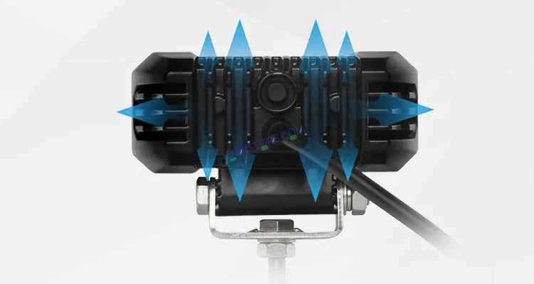 HJG W26 Bezelless Blade CREE Lens Foglight 60W Square Edge W26 Bezelless Blade 1pc Foglight 60W Foglight Ultra Wide Intensity LED Foglight White CREE Spread Foglight (60W) Universal For All Cars & Bikes LIU HJG W26 Helao Bezelless Blade Lens Foglight 1pc - HJGstore.com