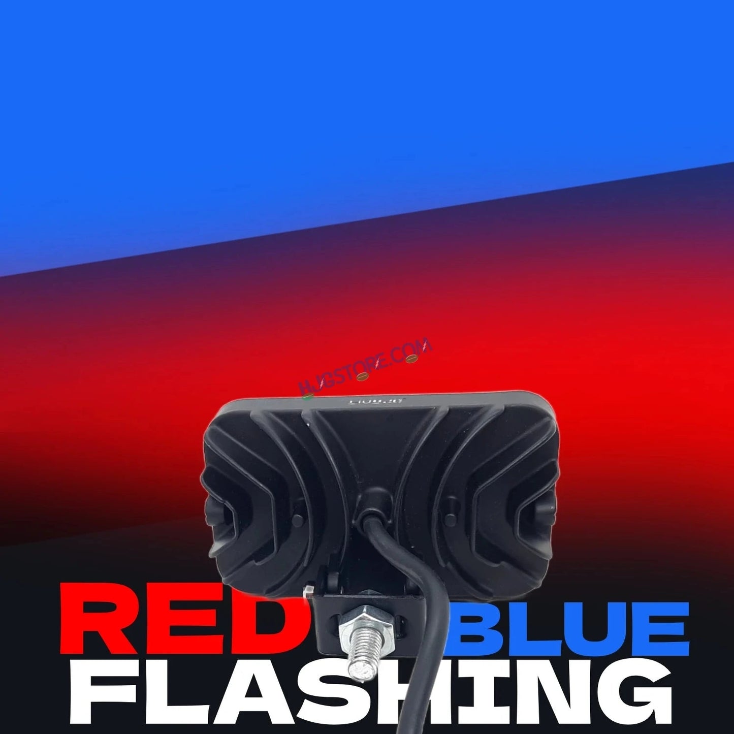 HJG 8 LED Red Blue Foglight with 5 Modes and Red Blue Flash DRL 8 LED Foglight Light Red Blue Flashing Light Multiple Connecting White, Yellow, White + Yellow, Flash, Red Blue Flash HJG - HJGstore.com