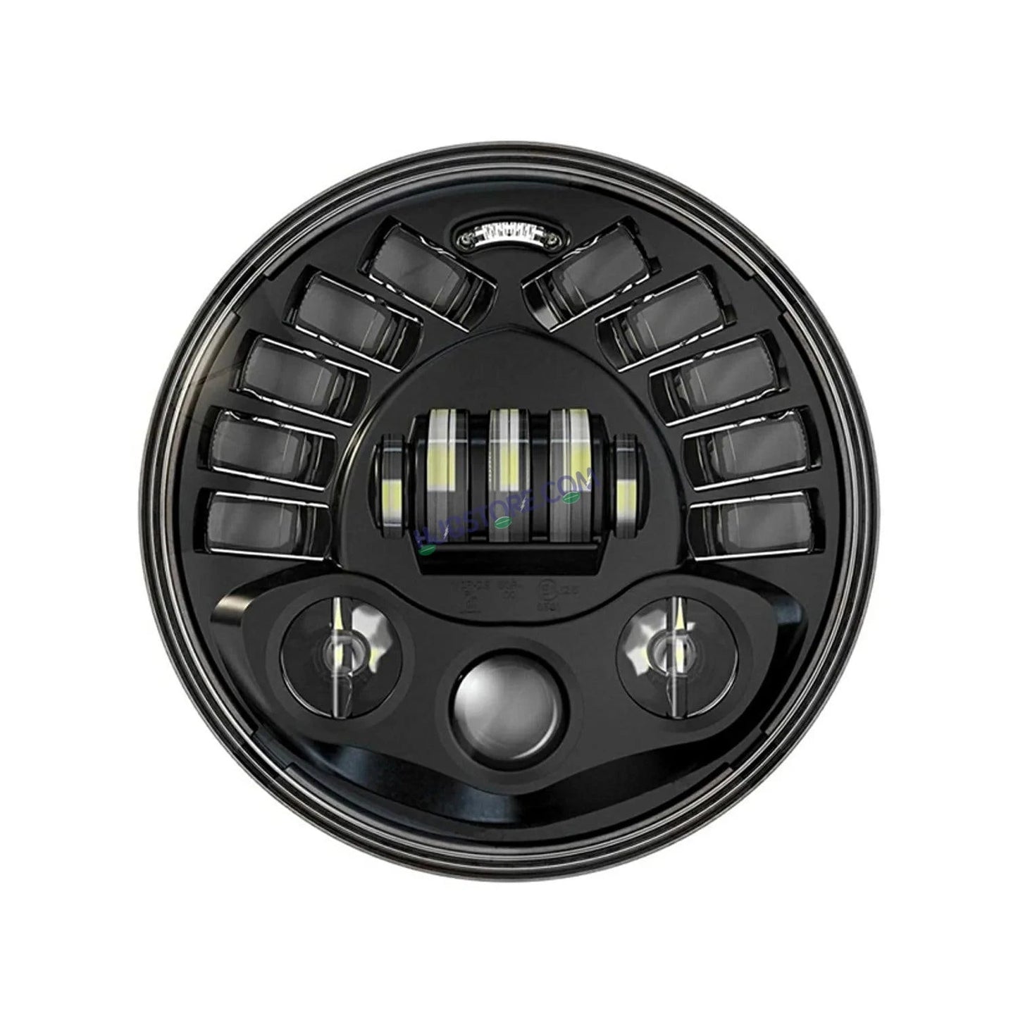 HJG 7 Inch Round Headlight with Turn Signal Indicator & Hi/Low Beam for Bullet, Mahindra Thar - HJGstore.com