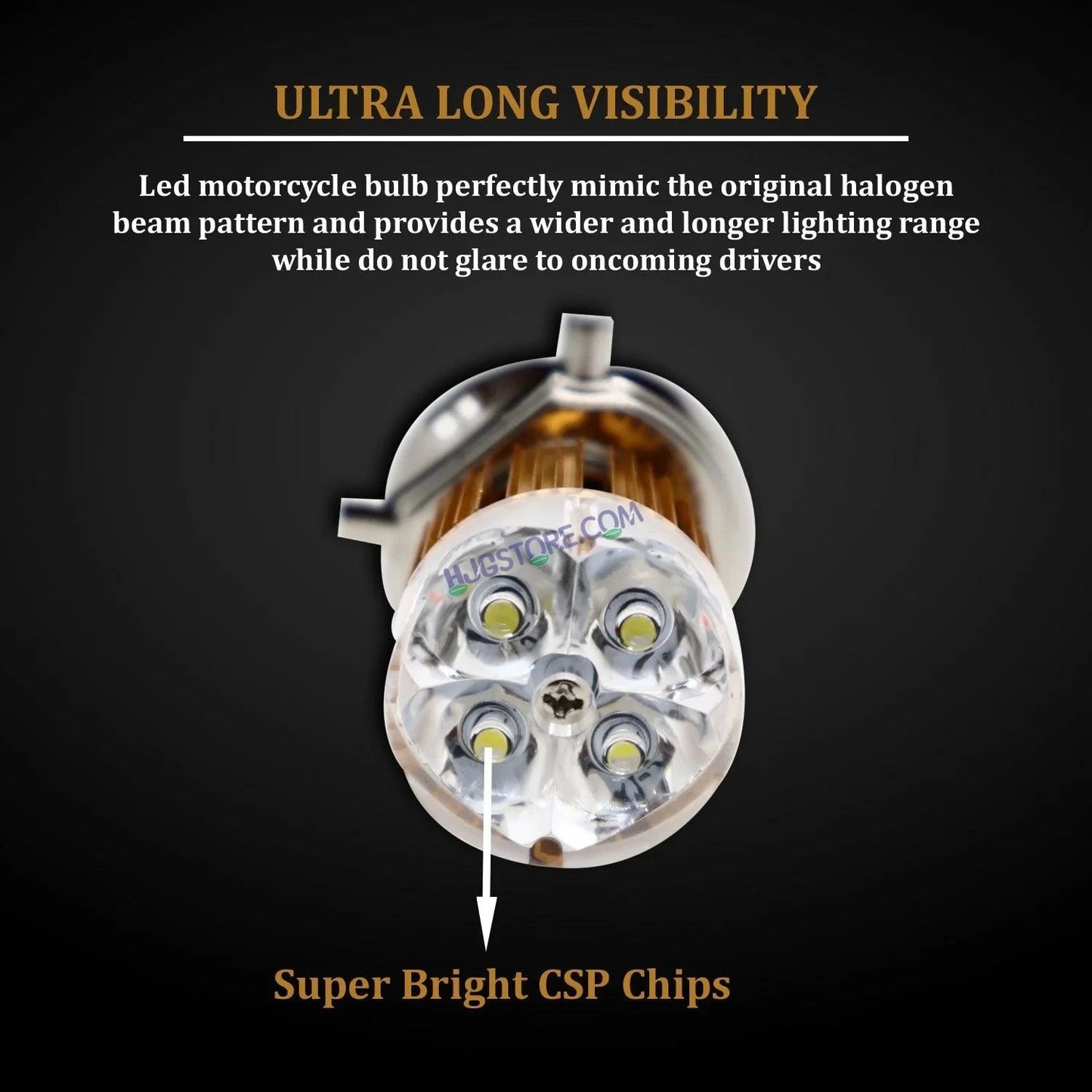 White/MultiColor H4 Headlight Bulb for Bikes Universal For Car Universal For Bike (Upper Multicolor/Dipper White, Type H4 headlight bulb) - HJGstore.com