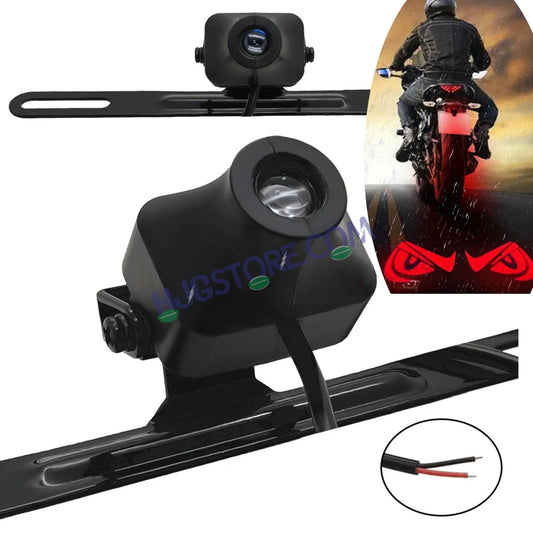 HJG Devil Eye Shadow Light License Plate Ground Projector Shadow Devil Eyes Red/Blue/White/Purple Universal for Two Wheelers/Cars/SUV Ground Devil Eyes Light Projection Universal For All Bikes and Cars LIU HJG License Plate Devil Eye Shadow Projector - HJGstore.com