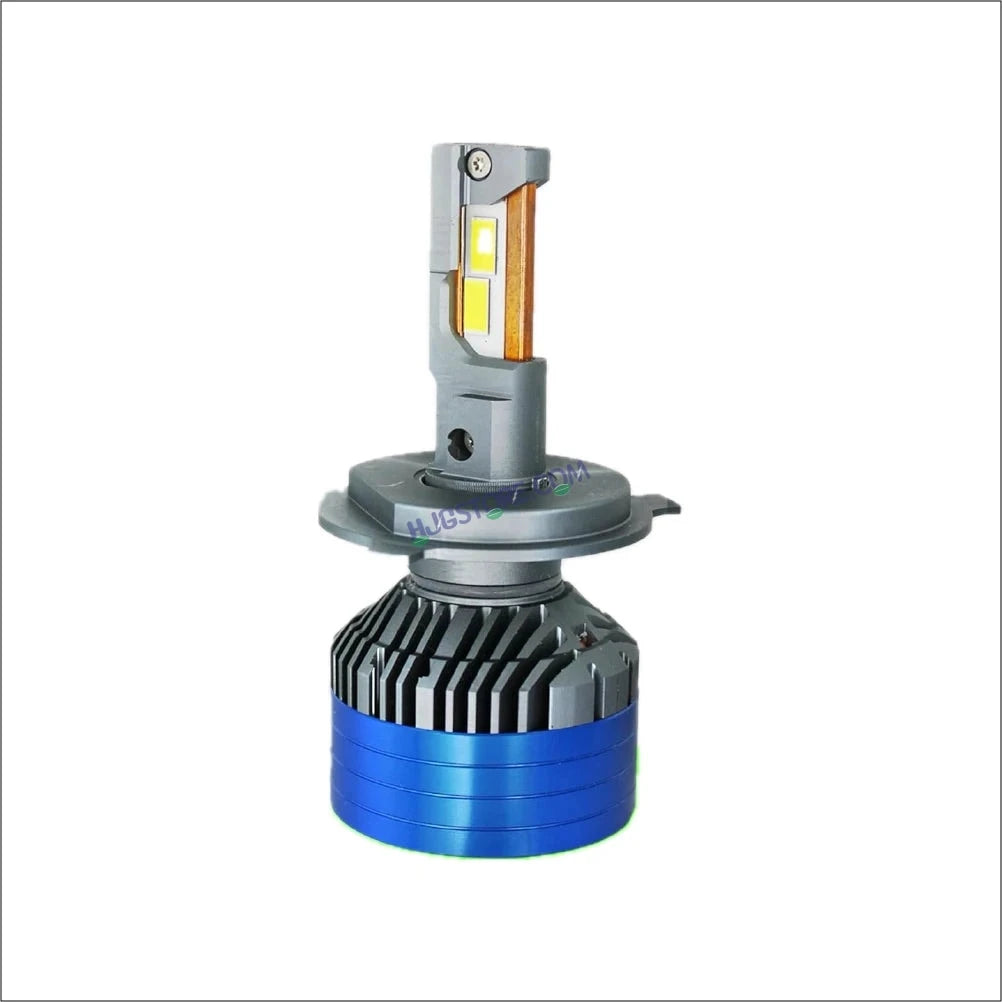 HJG 150W H4 LED Vehicle Headlight Bulb (150 WATTS) 1 Pc LED Headlight Bulb H4 150W For All Cars Motorcycles (Low and High Beam Bulbs (White) AC/DC 150Watt) - Type H4 - HJGstore.com