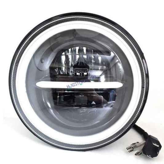 HJG 7 Inch Round Headlight Compatible with Royal Enfield, Jeep & Harley Davidson (Harley Minus Headlight) - HJGstore.com