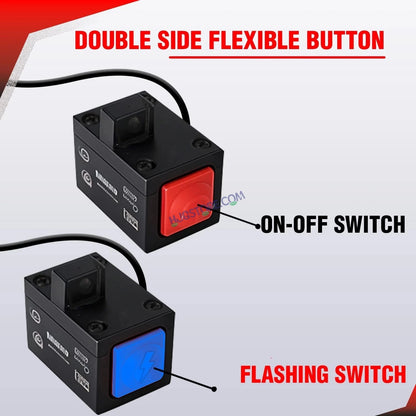 HJG Wiring Harness Kit with Flash Mode and Canbus - Foglight Wiring Harness Kit (2 Colour, 3 Wire with Flashing Mode, Genuine HJG) - HJGstore.com