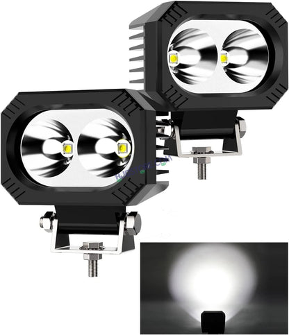 HJG 2 LED CREE 4 Inch Fog Light 100W 20000 Lumens Fog Light 2 LED CREE 2pc Foglight Spread Light Fog 100W with 20000 Lumens Brightness Foglight Ultra Wide Intensity LED Fog Lights 2 LED CREE (100W) Universal For All Cars & Bikes LIU HJG 2 LED CREE 4 Inch - HJGstore.com