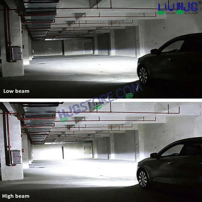HJG 120W H8/H9/H11/H16 2pc LED Headlight Bulbs Adjustable Holder LED Bulb AC/DC Headlight White 6500K 120W Headlight Bulbs for Bike Car LED Light H8/H9/H11/H16 LED Beam Headlight 12V/24V for Bike/Car, LIU HJG 120W Bulbs Pack of 2, H8/H9/H11/H16 Socket - HJGstore.com