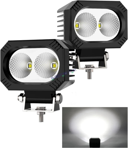 HJG 2 LED CREE 4 Inch Fog Light 100W 20000 Lumens Fog Light 2 LED CREE 2pc Foglight Spread Light Fog 100W with 20000 Lumens Brightness Foglight Ultra Wide Intensity LED Fog Lights 2 LED CREE (100W) Universal For All Cars & Bikes LIU HJG 2 LED CREE 4 Inch - HJGstore.com